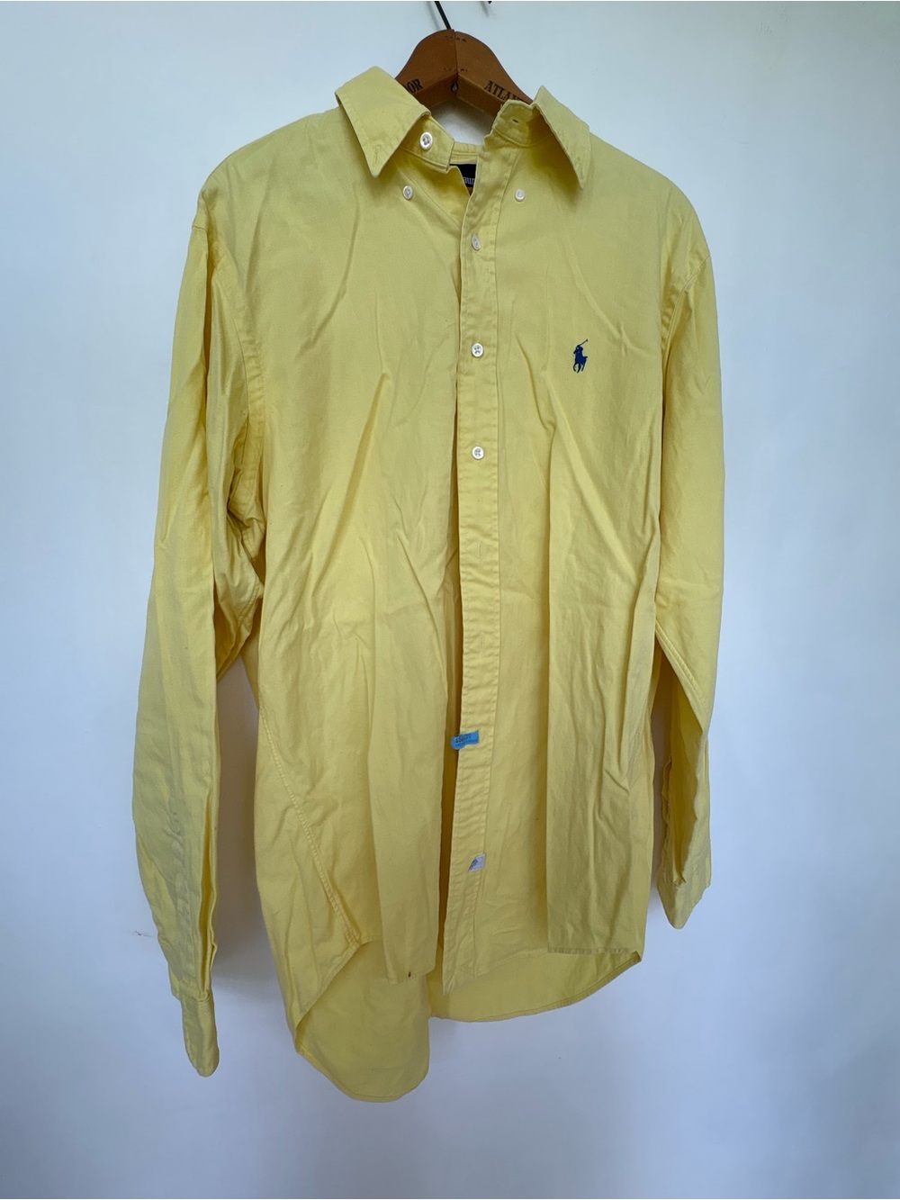 Polo by Ralph Lauren Light Yellow Button-Down Oxford Shirt
